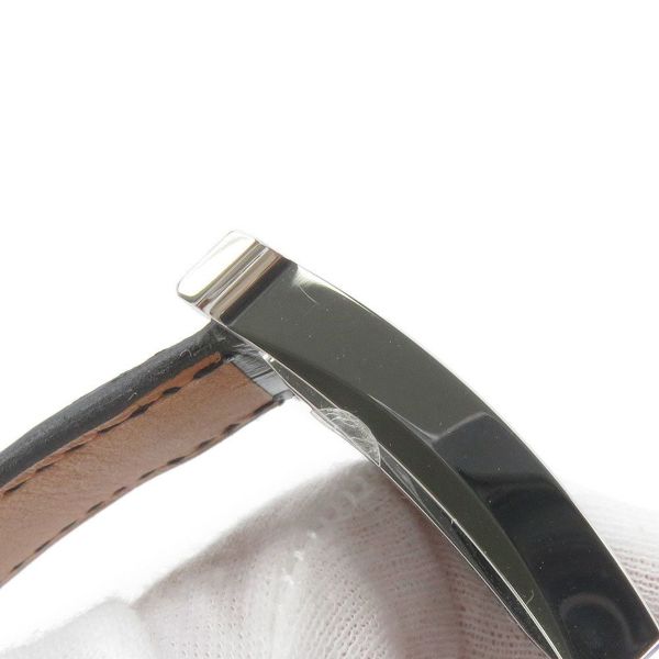 エルメス Hウォッチ C刻印 ダイヤベゼル W046519WW00/HH1.531 HERMES 腕時計 ホワイトシェル文字盤