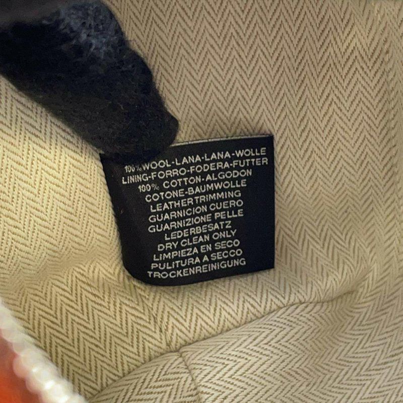 エルメス ポーチ ブリッド・ア・ブラックPM Hナッテ トメット/シルバー金具 キャンバス HERMES