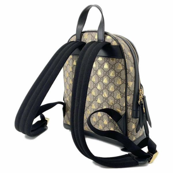 グッチ リュック GGスプリーム ビー PVC 427042 GUCCI バッグ バックパック ハチ 蜂 黒