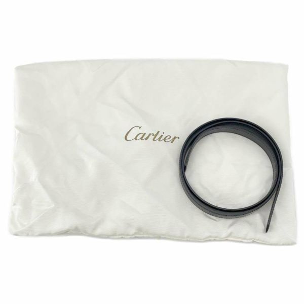 カルティエ ハンドバッグ パンテール レザー Cartier バッグ 2wayショルダーバッグ 黒