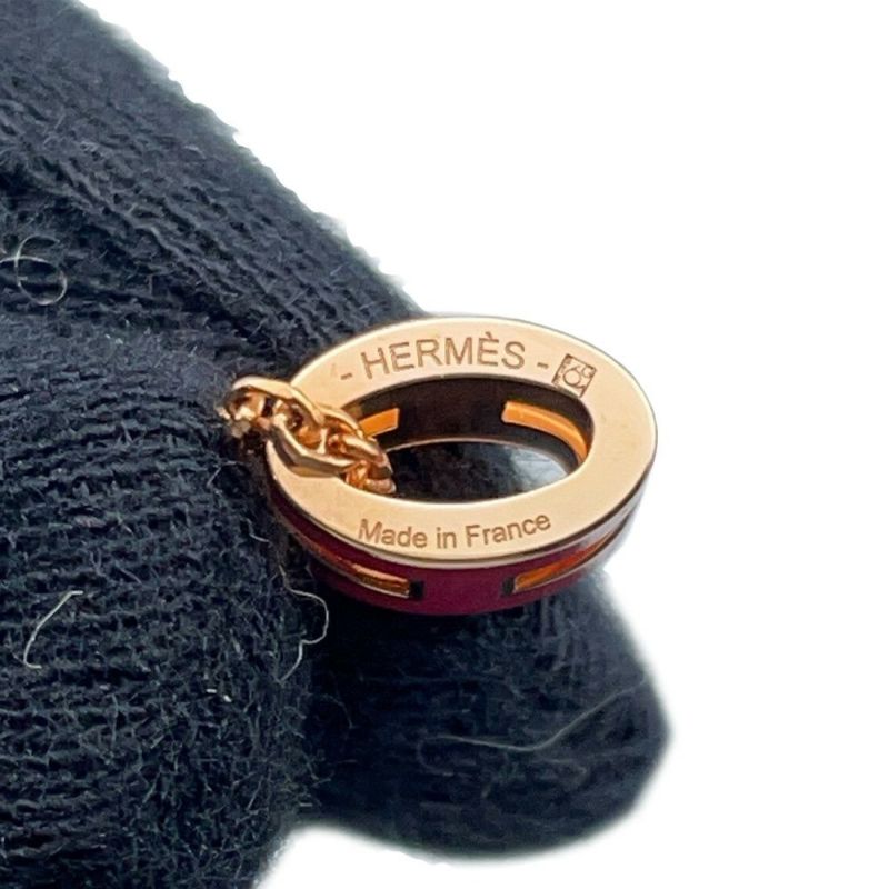 エルメス ネックレス ミニ・ポップアッシュ ピンク/ピンクゴールド金具 HERMES アクセサリー
