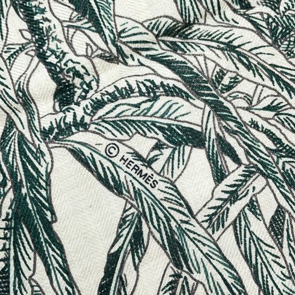 エルメス ストール カレ140 カレ・ジェアン パレルモの植物園にて All'Orto Botanico di Palermo カシミヤ シルク HERMES スカーフ ショール