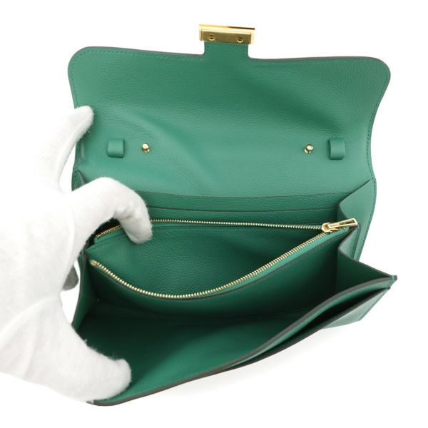 エルメス 長財布 コンスタンス トゥーゴー ロング ヴェールヴェルティゴ/ゴールド金具 エバーカラー W刻印