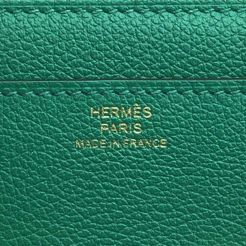 エルメス 長財布 コンスタンス トゥーゴー ロング ヴェールヴェルティゴ/ゴールド金具 エバーカラー W刻印