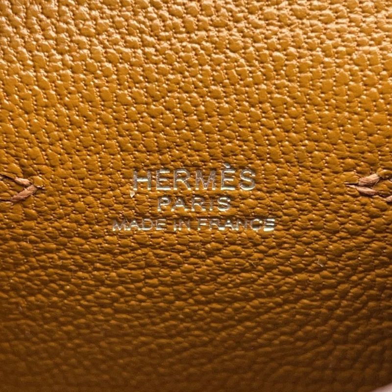 エルメス チャーム ビジュードサック ケリードール ナチュラルサブレ/オレンジ/ナタ/ブリック/シルバー金具 タデラクト/シェブルミゾル U刻印