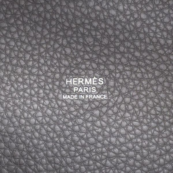 エルメス ハンドバッグ ピコタンロックPM グリメイヤー/シルバー金具 トリヨンクレマンス K刻印