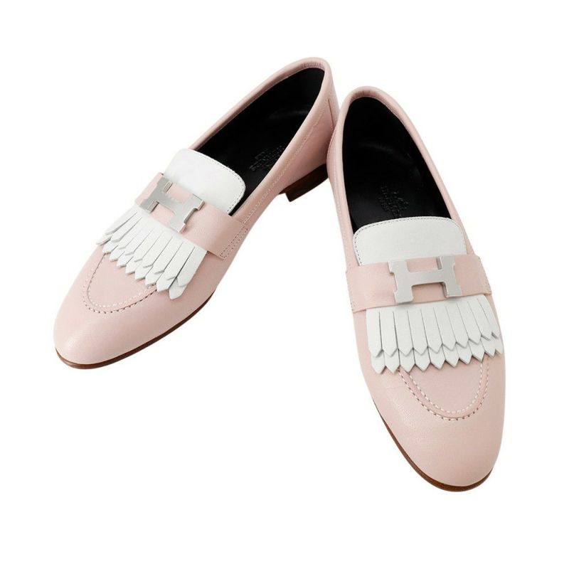 エルメス モカシン ロワイヤル レザー レディースサイズ37 HERMES 靴