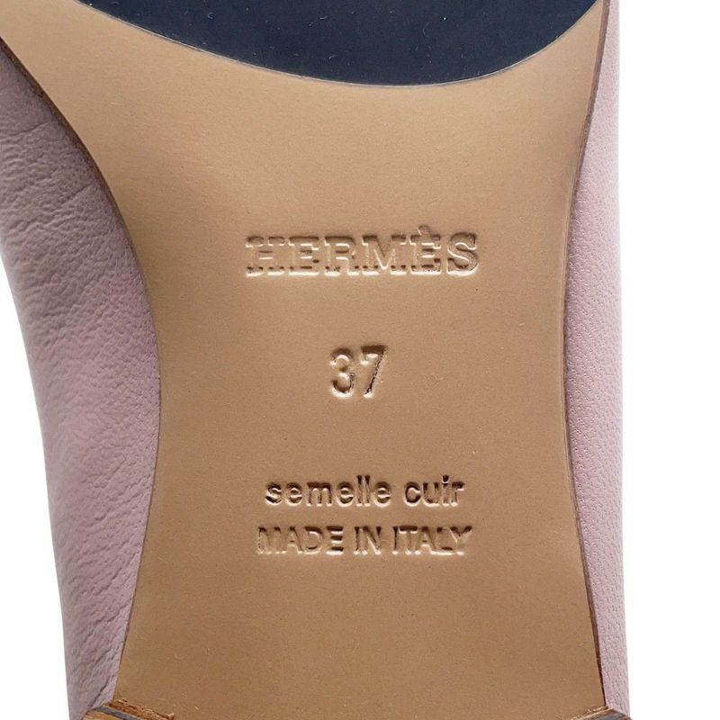 エルメス モカシン ロワイヤル レザー レディースサイズ37 HERMES 靴