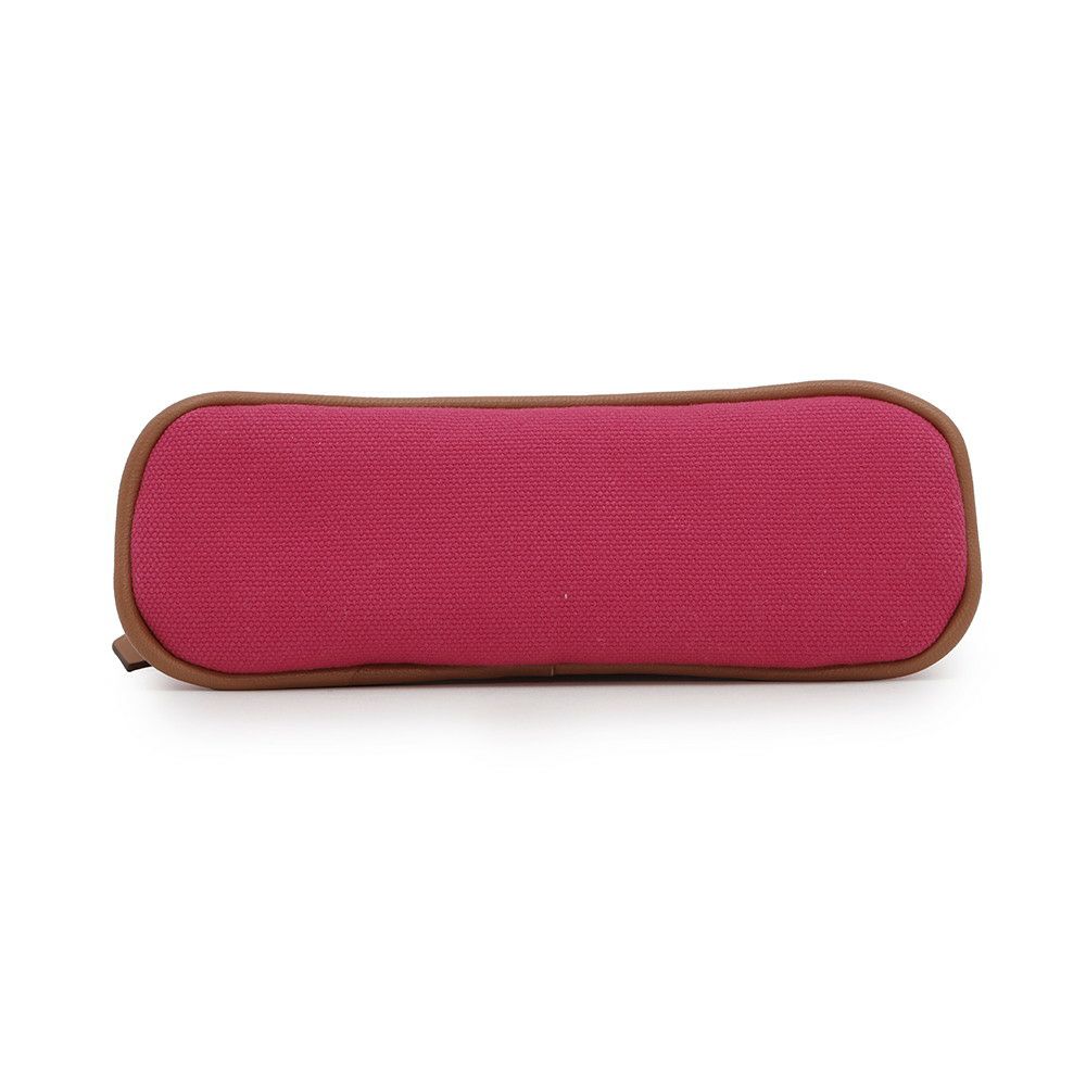 エルメス ポーチ ボリードポーチ ミニミニ ハイビスカス/シルバー金具 コットン HERMES 化粧ポーチ 小物入れ