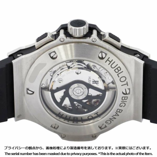 ウブロ ビッグバン エボリューション クロノグラフ SS/CE/ラバー 301.SM.1770.RX HUBLOT 腕時計 黒文字盤