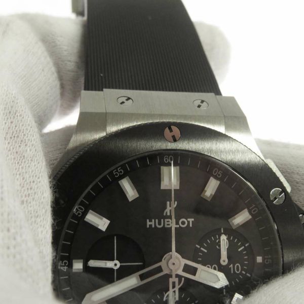 ウブロ ビッグバン エボリューション クロノグラフ SS/CE/ラバー 301.SM.1770.RX HUBLOT 腕時計 黒文字盤