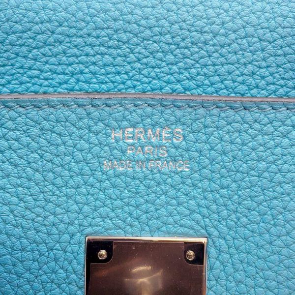 エルメス バーキン35 ブルーノール/シルバー金具 トゴ D刻印 HERMES Birkin ハンドバッグ