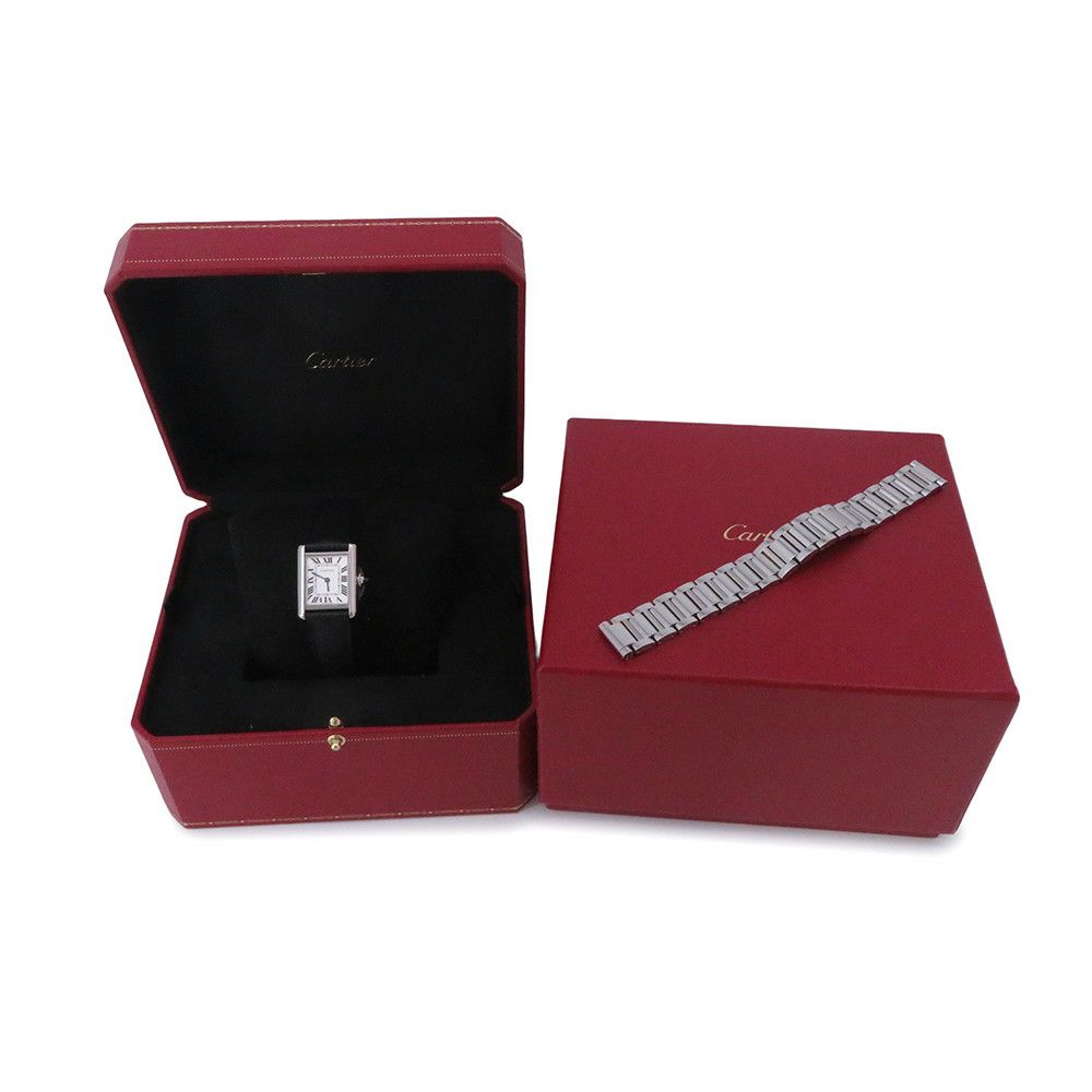 カルティエ タンク マスト SM WSTA0042 Cartier 腕時計 シルバー文字盤 クォーツ