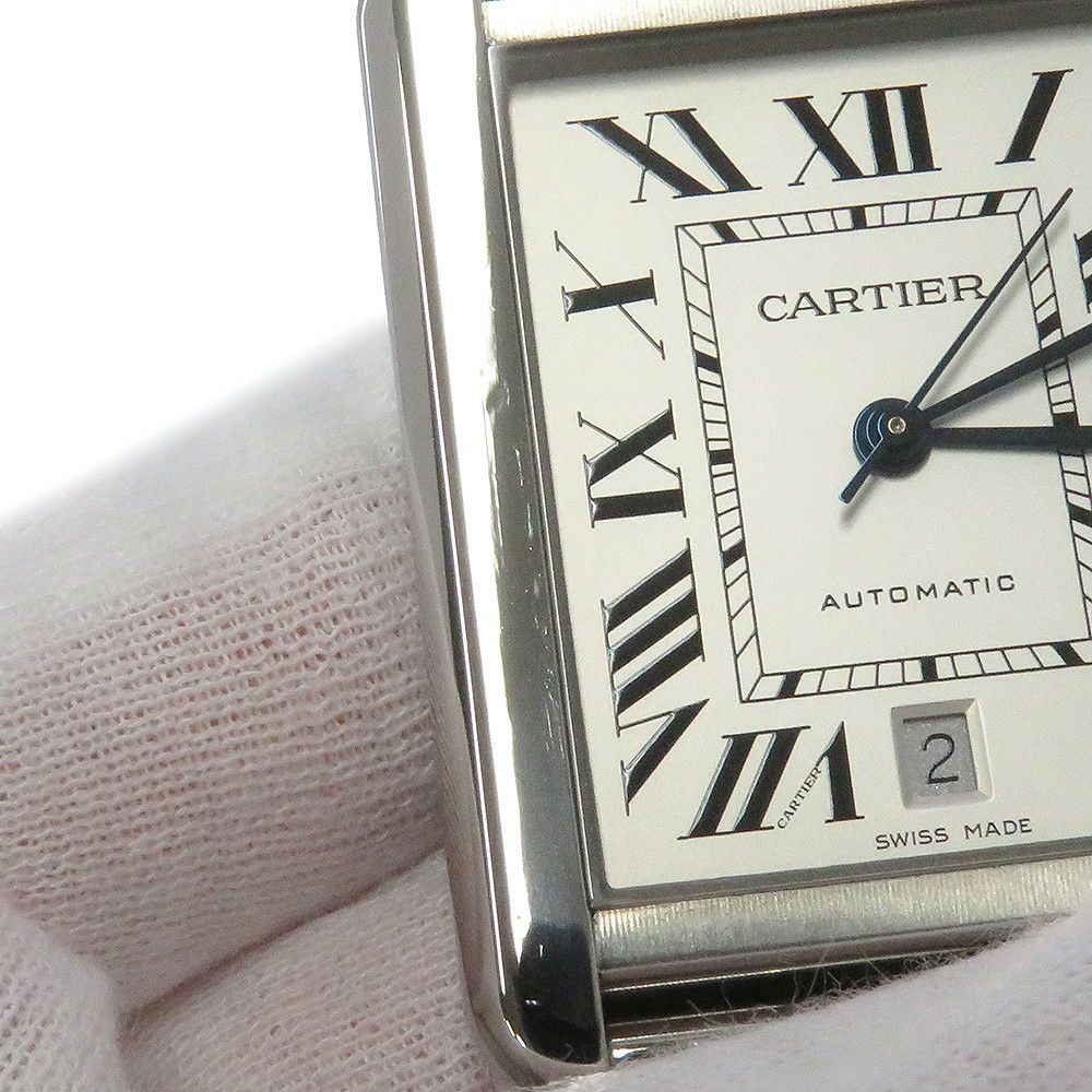 カルティエ タンク ソロ XL W5200028 Cartier 腕時計 ウォッチ TANK SOLO ブレス シルバー文字盤