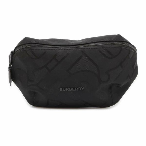 バーバリー ボディバッグ モノグラム ソニー バムバッグ ナイロン 8043707 BURBERRY ウエストバッグ 黒