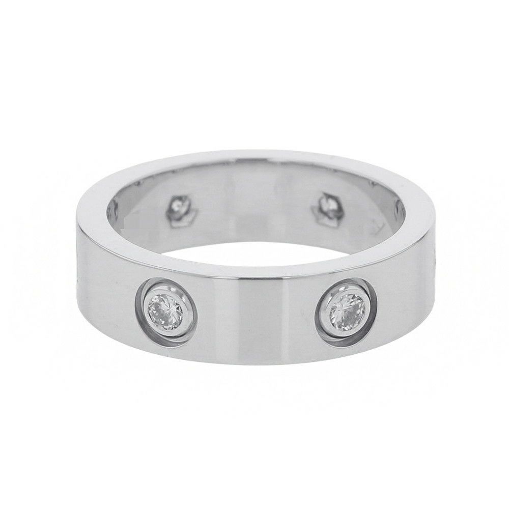 カルティエ リング ラブリング フルダイヤ ダイヤモンド 6P K18WGホワイトゴールド リングサイズ53 B4026000 Cartier 指輪