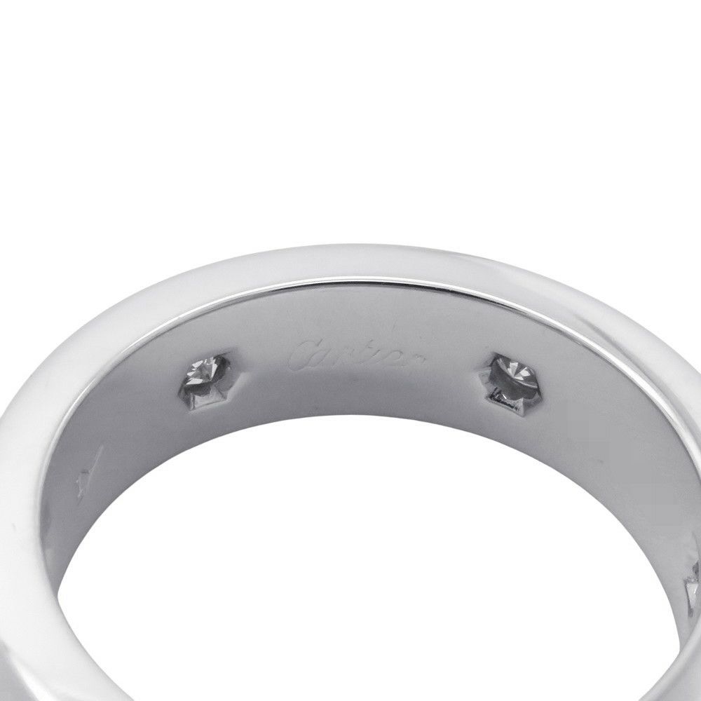 カルティエ リング ラブリング フルダイヤ ダイヤモンド 6P K18WGホワイトゴールド リングサイズ53 B4026000 Cartier 指輪