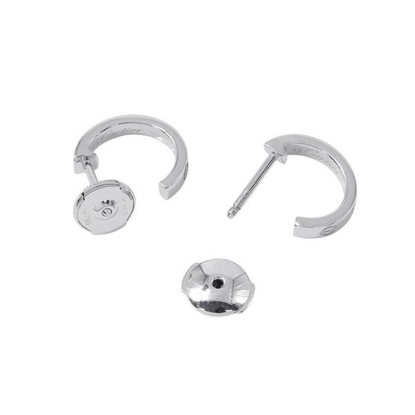 【美品】 Cartier Au750 フープ　ピアス ミニラブ Cartier Au750 フープ ピアス ミニラブ 片耳 - メルカリ