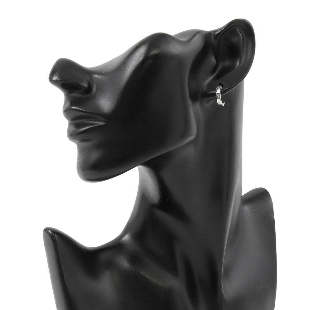 カルティエ ピアス ミニラブ フープ ピアス スモールモデル SM K18WGホワイトゴールド B8028900 Cartier