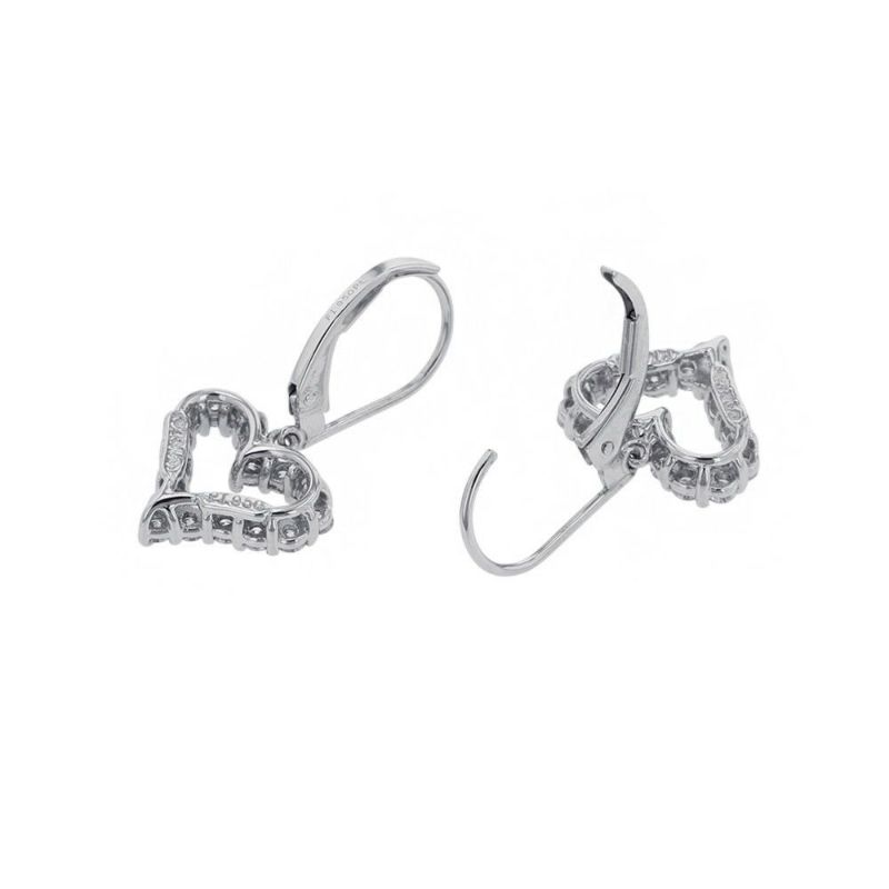 ティファニー ピアス センチメンタル ハート ダイヤモンド Pt950 Tiffany&Co. ジュエリー