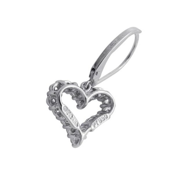 ティファニー ピアス センチメンタル ハート ダイヤモンド Pt950 Tiffany&Co. ジュエリー