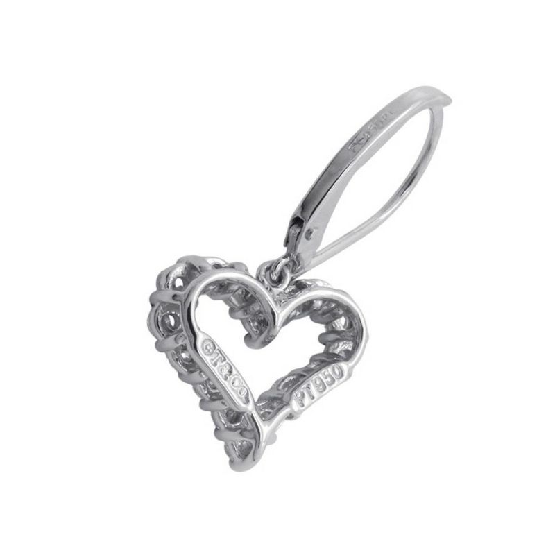 ティファニー ピアス センチメンタル ハート ダイヤモンド Pt950 Tiffany&Co. ジュエリー