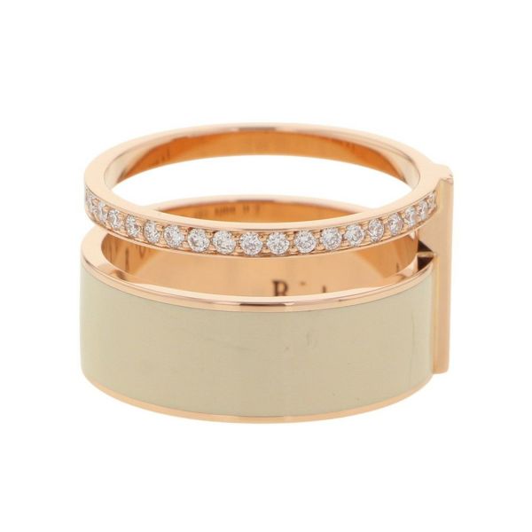 レポシ リング ベルベル クロマティック ヌードリング ダイヤ約38P