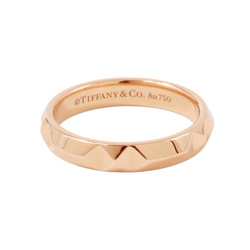 ティファニー リング トゥルー バンド リング K18PGピンクーゴールド リングサイズ約19号 68652588 Tiffany&Co. 指輪