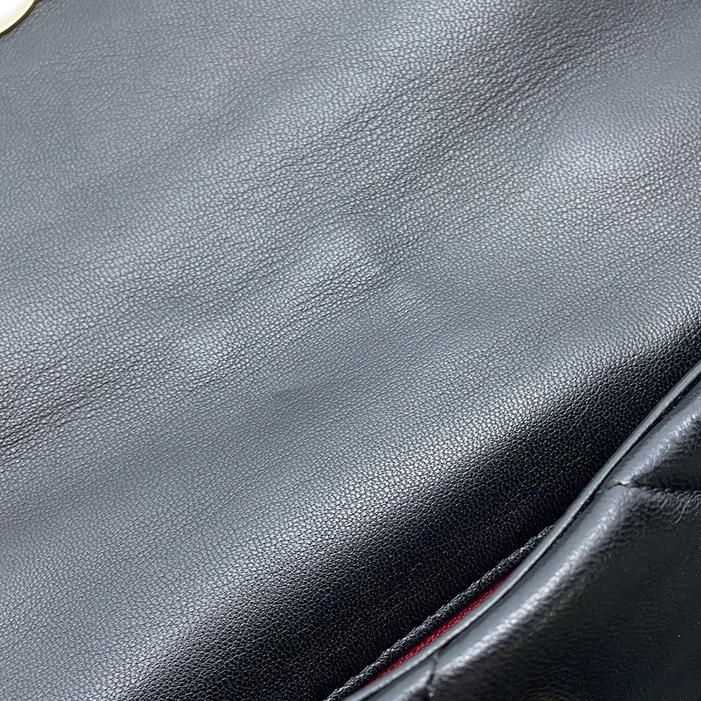 シャネル チェーンショルダーバッグ 19 フラップ バッグ ココマーク ラムスキン AS1160 CHANEL 2way 黒