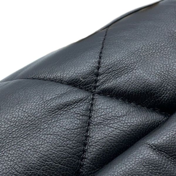 シャネル チェーンショルダーバッグ 19 フラップ バッグ ココマーク ラムスキン AS1160 CHANEL 2way 黒