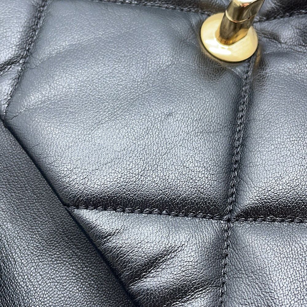 シャネル チェーンショルダーバッグ 19 フラップ バッグ ココマーク ラムスキン AS1160 CHANEL 2way 黒