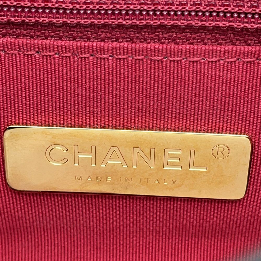 シャネル チェーンショルダーバッグ 19 フラップ バッグ ココマーク ラムスキン AS1160 CHANEL 2way 黒