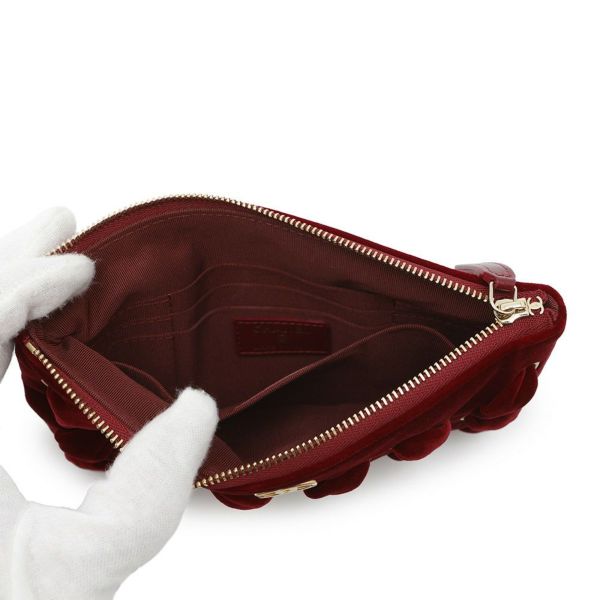 シャネル ノベルティ ポーチ ココマーク ベルベット CHANEL イヤーズギフト