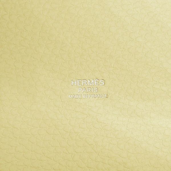 エルメス ハンドバッグ ピコタンロックMM ジョーヌミルトン/シルバー金具 トリヨンクレマンス K刻印