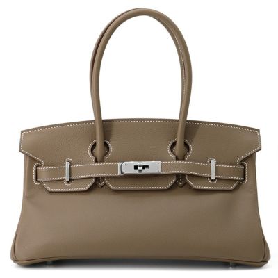 売り切り価格　hermesショルダー　シルバー金具　ロゴ入り HERMES エルメス ショルダーバッグ マキシ マキシ ケリー42 黒