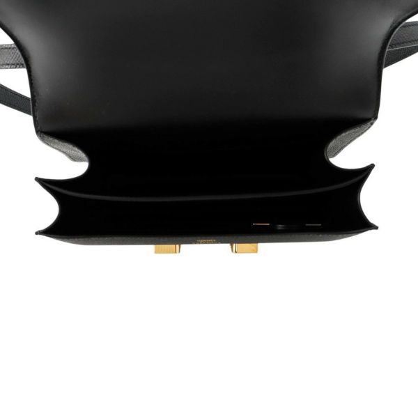 エルメス ミニ コンスタンス3 ミロワール ブラック/ゴールド金具 エプソン K刻印 黒