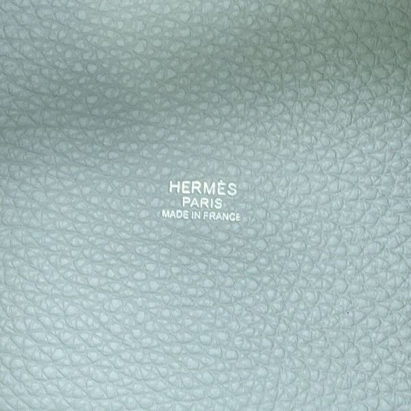 エルメス ハンドバッグ ピコタンロックPM ブルーペール/シルバー金具 トリヨンクレマンス W刻印 HERMES トートバッグ