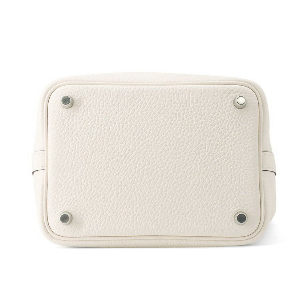 エルメス ハンドバッグ ピコタンロックPM ナタ/シルバー金具 トリヨンクレマンス W刻印 HERMES トートバッグ