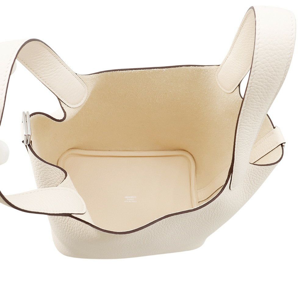 エルメス ハンドバッグ ピコタンロックPM ナタ/シルバー金具 トリヨンクレマンス W刻印 HERMES トートバッグ