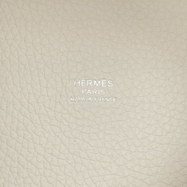 エルメス ハンドバッグ ピコタンロックPM ナタ/シルバー金具 トリヨンクレマンス W刻印 HERMES トートバッグ