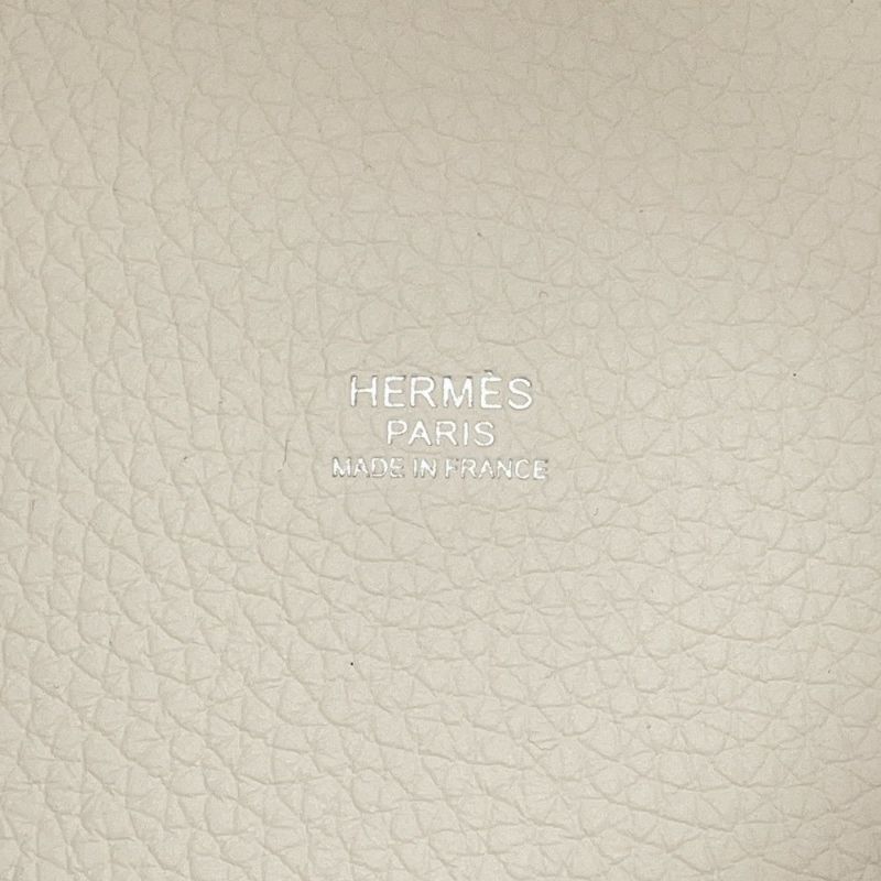 エルメス ハンドバッグ ピコタンロックPM ナタ/シルバー金具 トリヨンクレマンス W刻印 HERMES トートバッグ