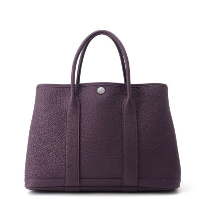 エルメス トートバッグ ガーデンパーティPM ブラック/シルバー