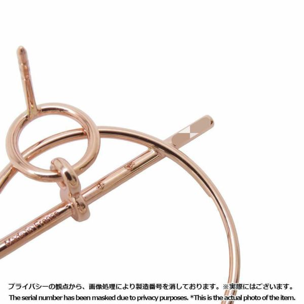 エルメス ピアス ループPM Loop K18Pピンクゴールド HERMES ジュエリー アクセサリー