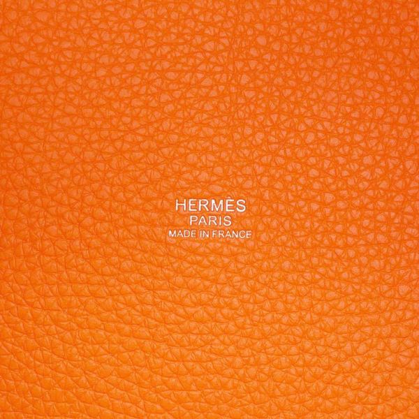 エルメス ハンドバッグ ピコタンロックPM オレンジミニアン/シルバー金具 トリヨンクレマンス B刻印