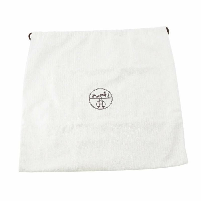 エルメス マキシボックス カバス 30 グリスカイユ/ブルーアガット/シルバー金具 グリズリ/ヴォーグレネ A刻印