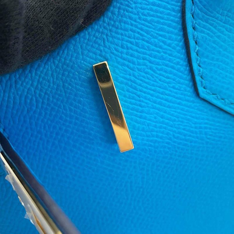 エルメス バーキン30 ブルーフリーダ/ゴールド金具 ヴォーエプソン Z刻印 HERMES Birkin ハンドバッグ