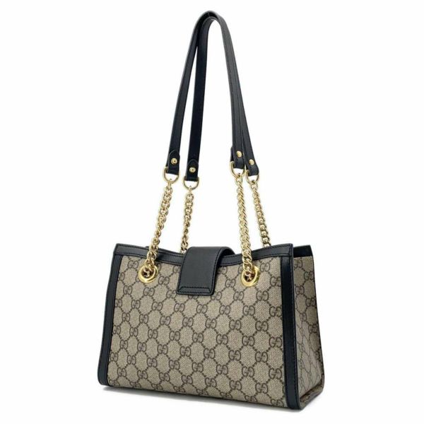 グッチ チェーンショルダーバッグ GGスプリーム パドロック GG スモール 498156 GUCCI トートバッグ 黒