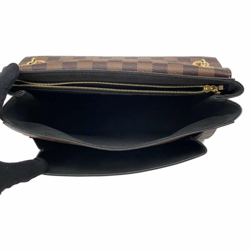 ルイヴィトン チェーンショルダーバッグ ダミエ・エベヌ ヴァヴァンPM N40108 黒 ブラック