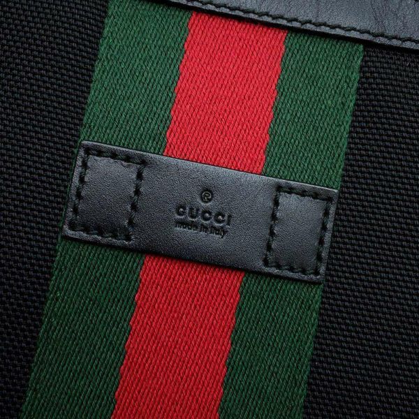 グッチ ショルダーバッグ シェリーライン キャンバス 471454 GUCCI バッグ ウェブ 黒