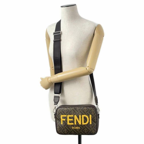 フェンディ ショルダーバッグ ズッカ キャム PVC 7M0286 FENDI バッグ 2wayセカンドバッグ